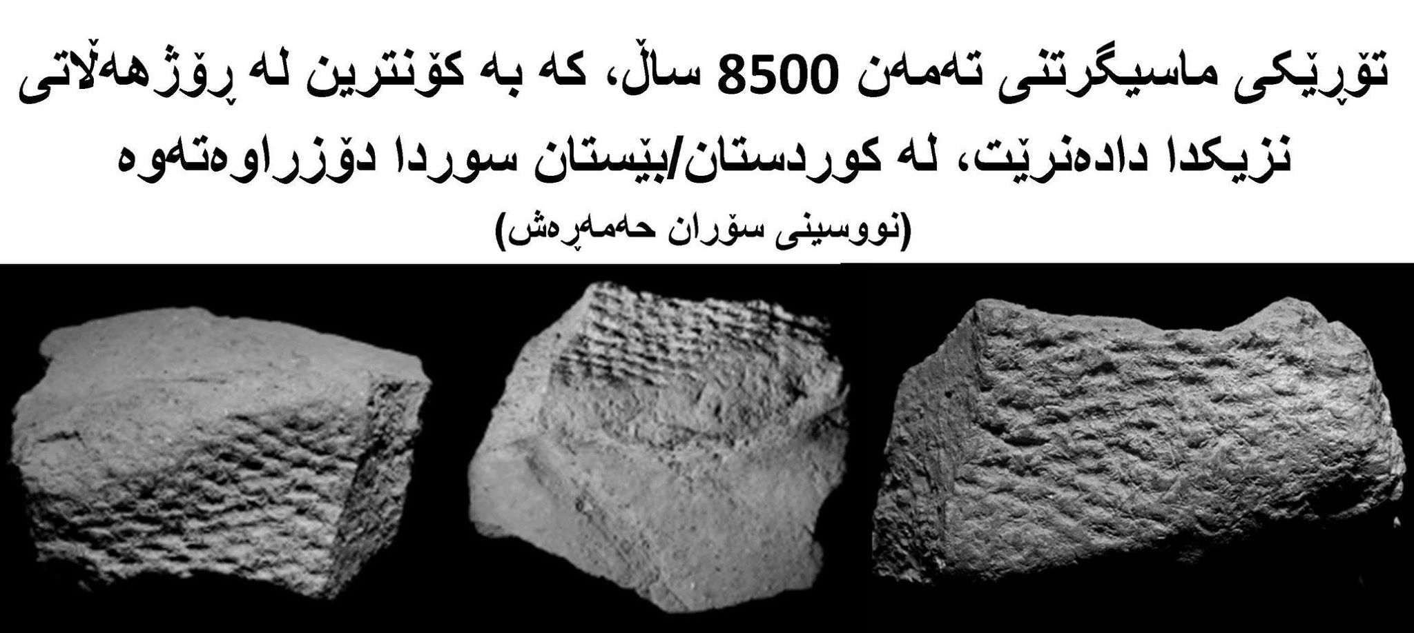 تۆڕێکی ماسیگرتنی تەمەن 8500 ساڵ، کە بە کۆنترین لە ڕۆژهەڵاتی نزیکدا دادەنرێت، لە کوردستان/بێستان سوردا دۆزراوەتەوە